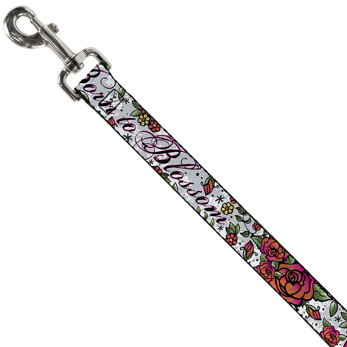 Dog Leash - Born to Blossom White Dog Leashes Buckle-Down   
