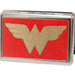 Business Card Holder - LARGE - Wonder Woman GW Red Gold Metal ID Cases DC Comics   