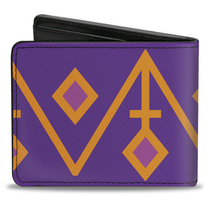 Bi-Fold Wallet - Aztec22 Purple Orange Pink Bi-Fold Wallets Buckle-Down   
