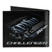 Canvas Bi-Fold Wallet - CHALLENGER Bold 392 HEMI Engine Canvas Bi-Fold Wallets Dodge   