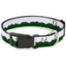 Plastic Clip Collar - Colorado Solid Mountains Green/White Plastic Clip Collars Buckle-Down   
