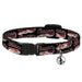 Cat Collar Breakaway - BACON Baseball Script Breakaway Cat Collars Buckle-Down   