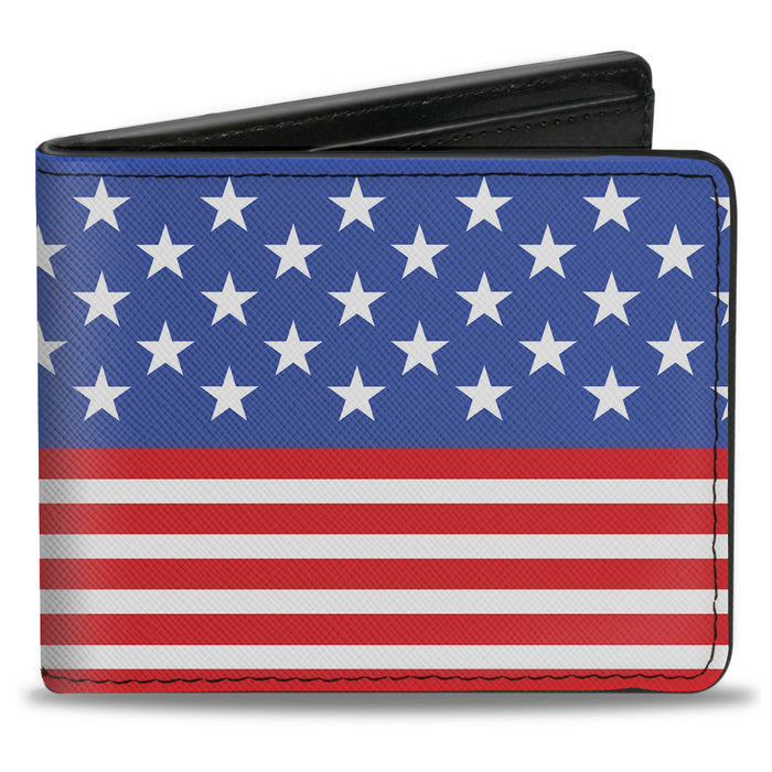 Bi-Fold Wallet - Americana Stars & Stripes3 Red White Blue Bi-Fold Wallets Buckle-Down   
