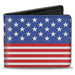 Bi-Fold Wallet - Americana Stars & Stripes3 Red White Blue Bi-Fold Wallets Buckle-Down   