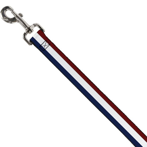 Dog Leash - Stripes Red/White/Blue Dog Leashes Buckle-Down   