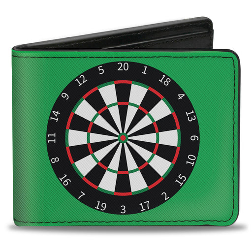 Bi-Fold Wallet - Darts Green Multi Color Bi-Fold Wallets Buckle-Down   