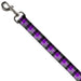 Dog Leash - Checker Mosaic Purple Dog Leashes Buckle-Down   