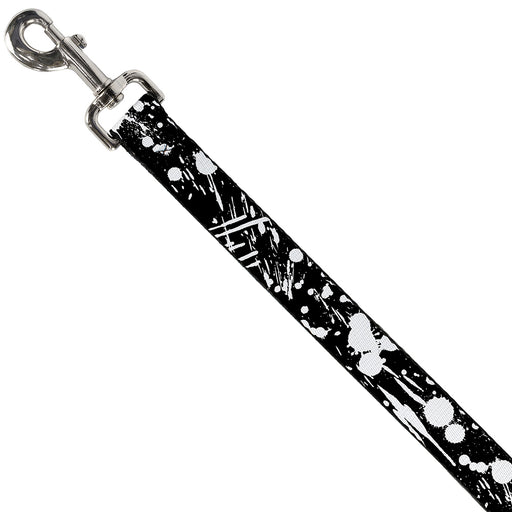 Dog Leash - Splatter Black/White Dog Leashes Buckle-Down   