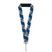 Lanyard - 1.0" - RAVENCLAW Crest Diagonal Stripe Gray Blue Lanyards The Wizarding World of Harry Potter Default Title  