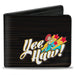 Bi-Fold Wallet - Toy Story Jessie YEE HAW! Pose Stars Wood Grain Browns Bi-Fold Wallets Disney   