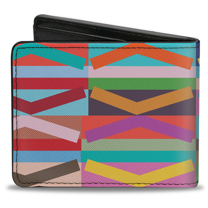 Bi-Fold Wallet - Geometric10 Multi Color Bi-Fold Wallets Buckle-Down   