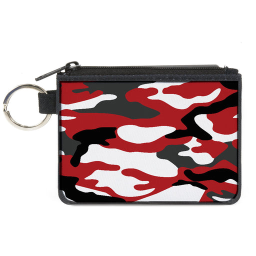 Canvas Zipper Wallet - MINI X-SMALL - Camo Red Black Gray White Canvas Zipper Wallets Buckle-Down   
