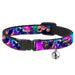 Cat Collar Breakaway - Cats in Space Pinks Blues Breakaway Cat Collars Buckle-Down   