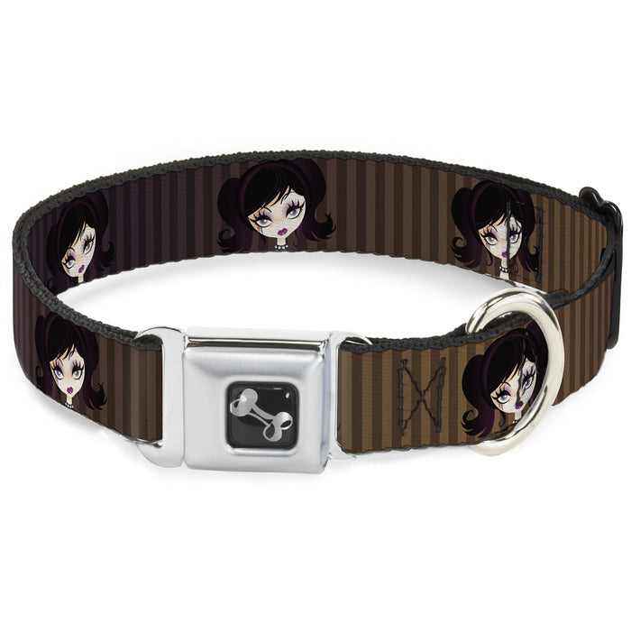 Dog Bone Seatbelt Buckle Collar - Cutesy Girl Seatbelt Buckle Collars Buckle-Down   