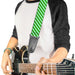 Guitar Strap - Diagonal Stripes Pastel Greens Guitar Straps Buckle-Down   