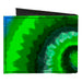 Canvas Bi-Fold Wallet - Tie Dye Swirl Green Blue Purple Canvas Bi-Fold Wallets Buckle-Down   