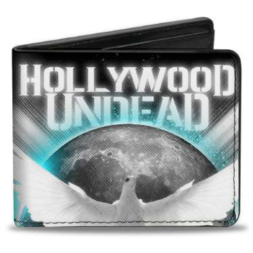 Bi-Fold Wallet - HOLLYWOOD UNDEAD New Empire Vol 1 Dove Black White Grays Teal Bi-Fold Wallets Hollywood Undead   
