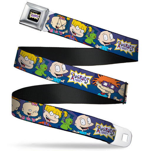 RUGRATS Logo Full Color Seatbelt Belt - RUGRATS Group Pose2 w/Reptar Webbing Seatbelt Belts Nickelodeon   