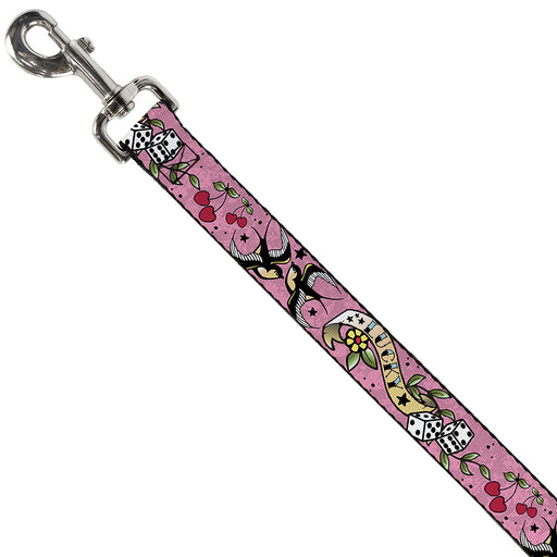 Dog Leash - Lucky Pink Dog Leashes Buckle-Down   