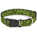 Plastic Clip Collar - Cheebra Green/Black Plastic Clip Collars Buckle-Down   