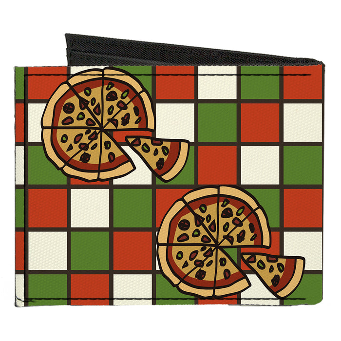 Canvas Bi-Fold Wallet - Pizza Pies Canvas Bi-Fold Wallets Buckle-Down   