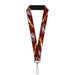 Lanyard - 1.0" - Flying Quidditch Ball Stars Burgundy Gold Lanyards The Wizarding World of Harry Potter Default Title  