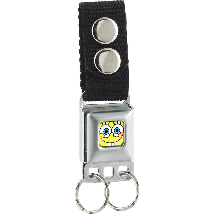 Keychain - Sponge Bob Face CLOSE-UP Full Color Keychains Nickelodeon   