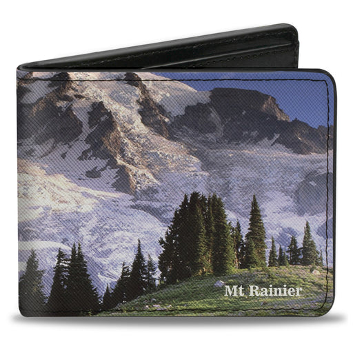 Bi-Fold Wallet - Washington MT. RAINIER Valley Landscape Bi-Fold Wallets Buckle-Down   