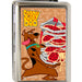 Business Card Holder - LARGE - SCOOBY DOO Pizza Stack Pose Dog Bone FCG Browns Metal ID Cases Scooby Doo   