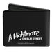 Bi-Fold Wallet - A Nightmare on Elm Street Freddy's Hand Scratching + Logo Black White Green Reds Bi-Fold Wallets Warner Bros. Horror Movies   