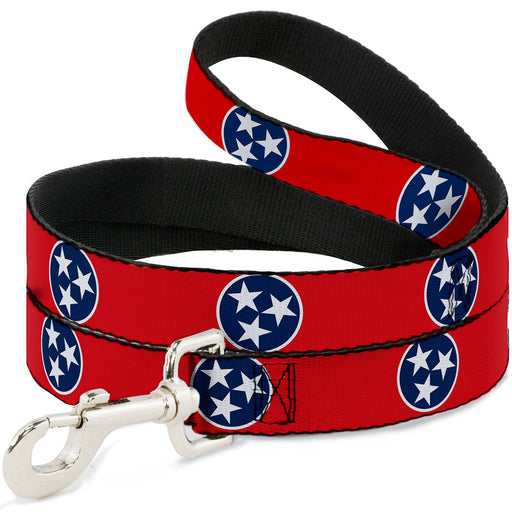 Dog Leash - Tennessee Flag Stars Red/White/Blue Dog Leashes Buckle-Down   