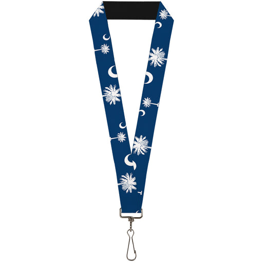 Lanyard - 1.0" - South Carolina Flags Scattered Lanyards Buckle-Down   