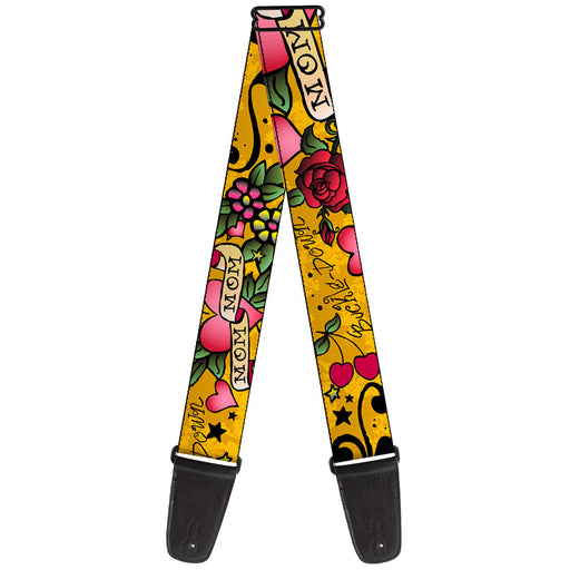 Guitar Strap - Mom & Mom Yellow Guitar Straps Buckle-Down   