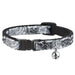 Cat Collar Breakaway - BD Skull w Roses Breakaway Cat Collars Buckle-Down   