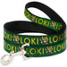 Dog Leash - Kawaii LOKI Standing Pose/Text Green/Yellow Dog Leashes Marvel Comics   