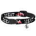 Cat Collar Breakaway - Steaks w MEAT Text Breakaway Cat Collars Buckle-Down   