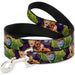 Dog Leash - Scooby & Shaggy Hugging w/Werewolf Man Purple Dog Leashes Scooby Doo   