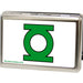 Business Card Holder - LARGE - Green Lantern Logo CLOSE-UP FCG White Green Metal ID Cases DC Comics   