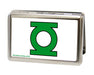 Business Card Holder - LARGE - Green Lantern Logo CLOSE-UP FCG White Green Metal ID Cases DC Comics   