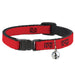 Cat Collar Breakaway - Christmas Red Breakaway Cat Collars Buckle-Down   