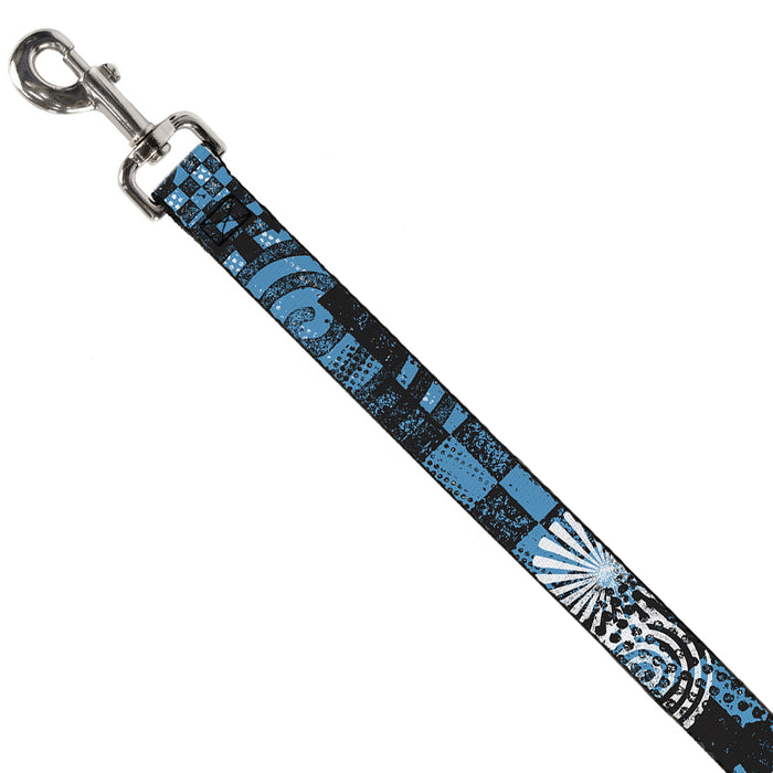 Dog Leash - Grunge Chaos Blue Dog Leashes Buckle-Down   