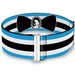 Cinch Waist Belt - Alice in Wonderland Stripe Bow Silhouette Blue Black White Womens Cinch Waist Belts Disney   