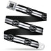 Ford GT CALIFORNIA SPECIAL Emblem Full Color Black White Seatbelt Belt - Ford GT CALIFORNIA SPECIAL Emblem Stripe Black/White Webbing Seatbelt Belts Ford   