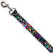 Dog Leash - Lightyear Mission Patches Collage Black/Multi Color Dog Leashes Disney   