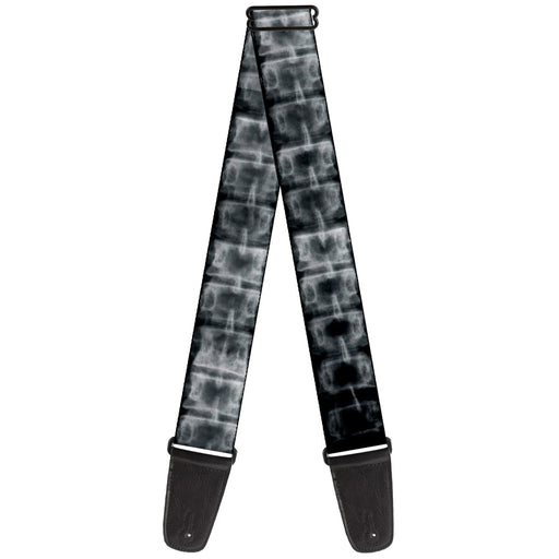 Guitar Strap - Spinal X-Ray Black White Guitar Straps Buckle-Down   