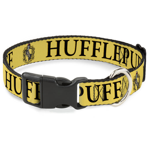 Plastic Clip Collar - Harry Potter HUFFLEPUFF & Crest Yellow/Black Plastic Clip Collars The Wizarding World of Harry Potter   