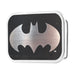 Batman Framed Reverse Brushed Silver - Chrome Rock Star Buckle Belt Buckles DC Comics   