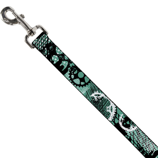 Dog Leash - Grunge Gears Green Dog Leashes Buckle-Down   