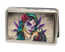 Business Card Holder - LARGE - Muerta FCG Metal ID Cases Sexy Ink Girls   