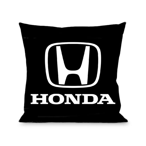 Pillow - THROW - HONDA Logo Black White Throw Pillows Honda   